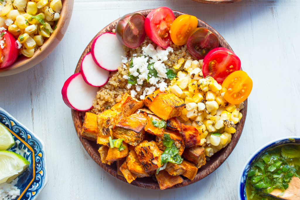 Disfunkshion Quinoa Burrito Bowl With LimeCilantro Vinaigrette